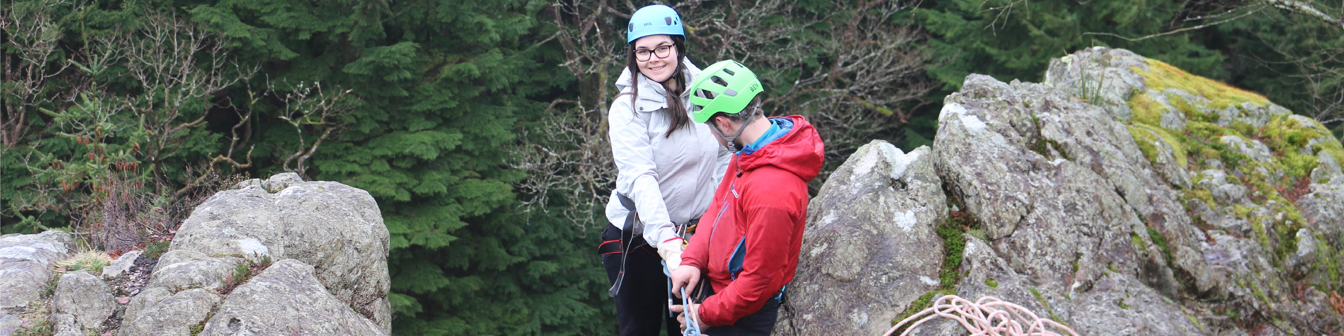 abseiling